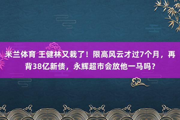 米兰体育 王健林又栽了！限高风云才过7个月，再背38亿新债，永辉超市会放他一马吗？